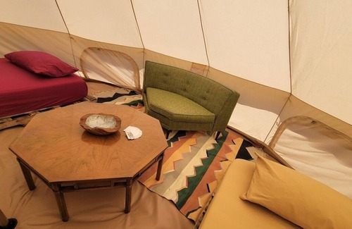 Polson House | Cozy Bell Tent With A View - "Fire"