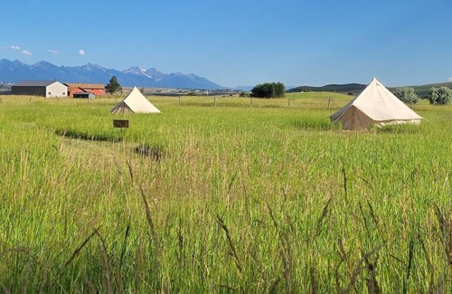 Polson House | Cozy Bell Tent With A View - "Fire"