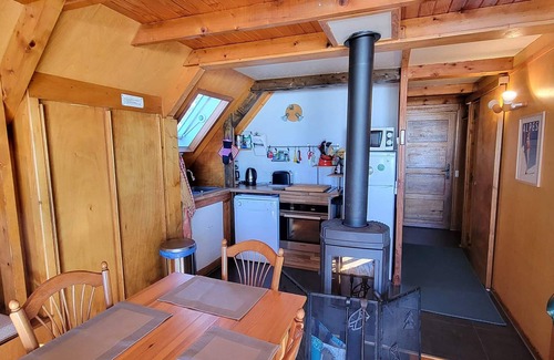 Saint-Michel-de-Chaillol Ski Chalet | Cozy Chalet for 9 with South-Facing Balcony, Fireplace, and Modern Amenities