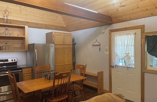 Bristow Cabin | Cozy cabin in a country setting with a private porch for relaxing and WiFi.