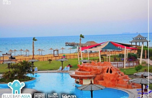 Zafarana Ski Chalet | cozy chalet with garden in Blue-Bay resort