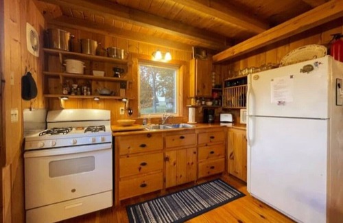 Belgrade Cabin | Cozy Cove Cottage Winter Rental Available