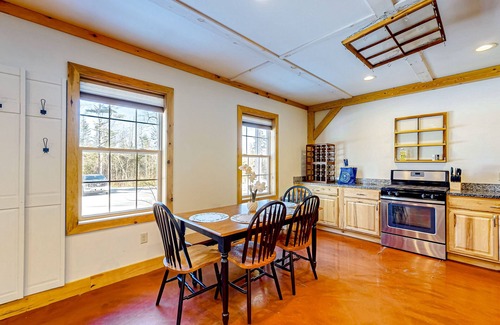 Ellsworth House | Cozy duplex near forests and lakes with gas grill, open layout, smart TV, & W/D