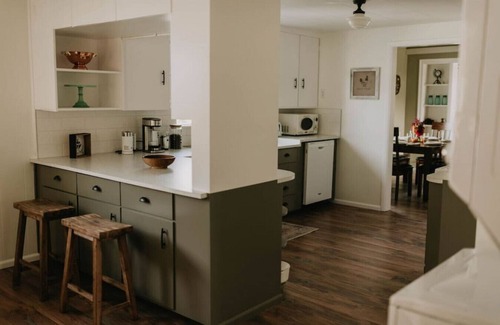 Concrete Other | Cozy Farmhouse in Mountains w/hot tub & firepit