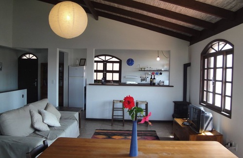 Morrinhos House | Cozy items. Large Balcony And Sea View In Morrinhos. Complimentary Wi-Fi.