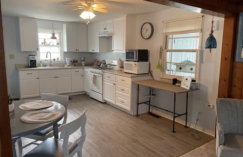 Slaughter Beach Cottage | Cozy Little Blue Cottage by the Bay