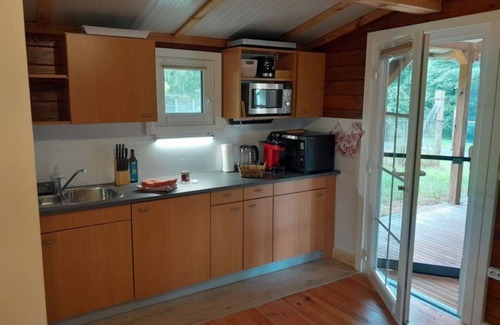 Oberhavel Cabin | Cozy log cabin for 1-2 people in an absolutely quiet location with lake access.