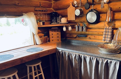 Fairbanks Cabin | Cozy Log Cabin on Historic Dog Sledding Property
