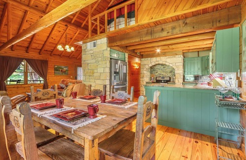 Fischer Cabin | Cozy Log Cabin w/Fireplace, Grill, & Wildlife Views