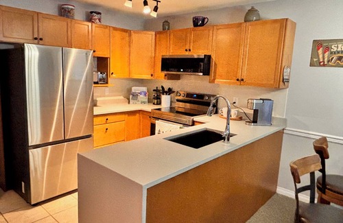 Big White Ski Resort Condo | Cozy, Luxury Ski-In/Ski-Out Main Floor Condo in walking distance to Village