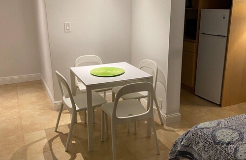 Mid Beach Apartment | Cozy ocean view studio unit. Building is located right on the beach.