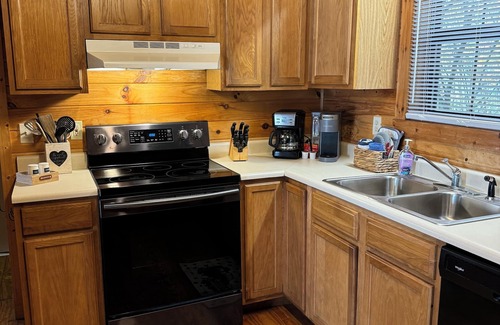 Townsend Cabin | Cozy Pet Friendly Cabin in Townsend w/TONS of privacy. Sleeps 8.