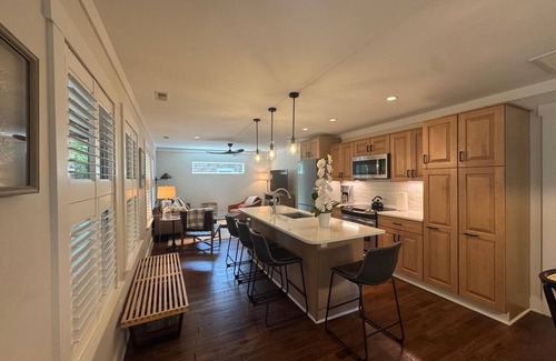 Rehoboth Beach Cottage | Cozy Pines Cottage: 2BR, 1.5BA, Porch & Deck - Walk/Bike to Beach & Town!
