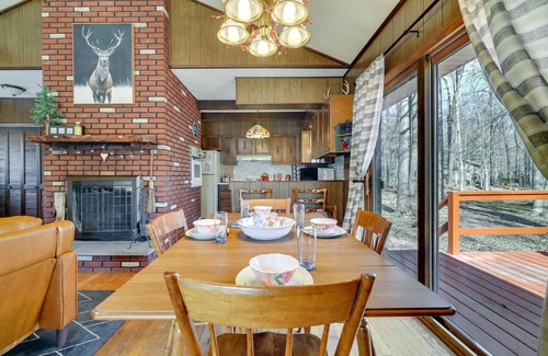 Locust Lake Village Cottage | Cozy Pocono Lake Cottage w/Fire Pit + Ping Pong!