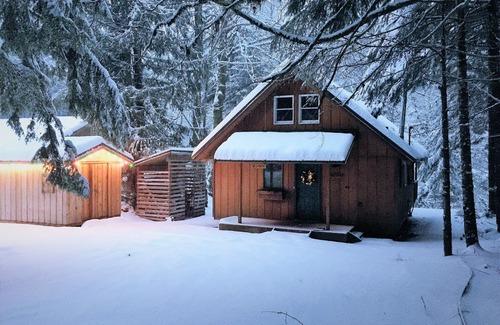 Greenwater Cabin | Cozy Riverfront Cabin Near Crystal Mountain & Sunrise Mt. Rainier National Park