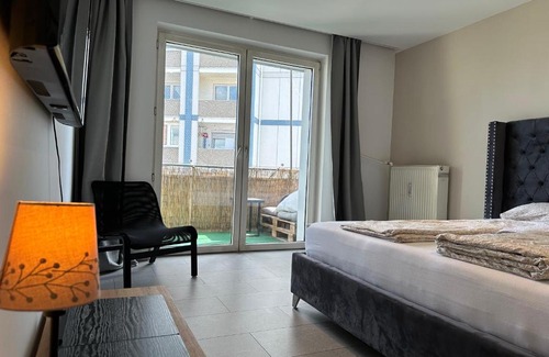 Innere Stadt House | Cozy room with a balcony in Linz