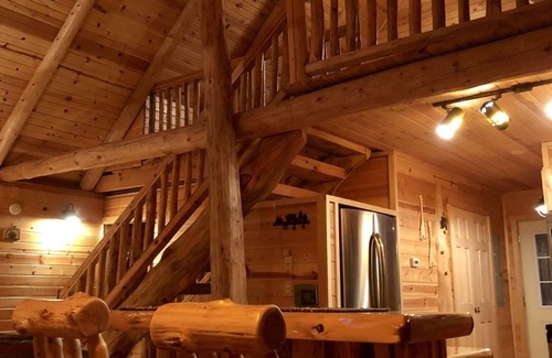 Munising Cabin | Cozy, Secluded, Year-Round Cabin Rental With A Hot Tub!