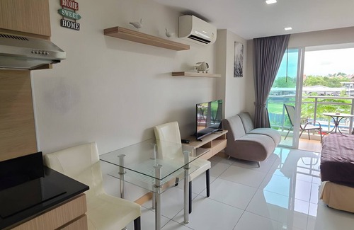Na Chom Thian Condo | Cozy Studio with River and City View Super Wi-fi 5G ★