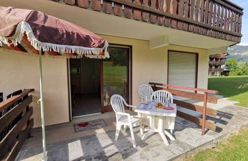 Chatel Apartment | Cozy Studio for 3 with Terrace, 750m from Linga Lift, WiFi, Parking, Pet-Friendly
