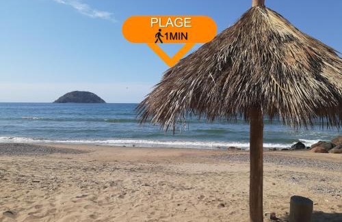 La Penita de Jaltemba Apartment | Cozy Studio with Pool - 90m from Beach - Quiet