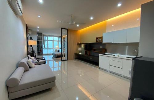 Taman Abad Apartment | Cozy Studio Twin Galaxy WiFi Netflix 1-4Pax