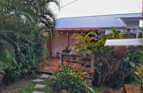 Le Vauclin Apartment | Cozy studio with beautiful terrace overlooking the sea and garden