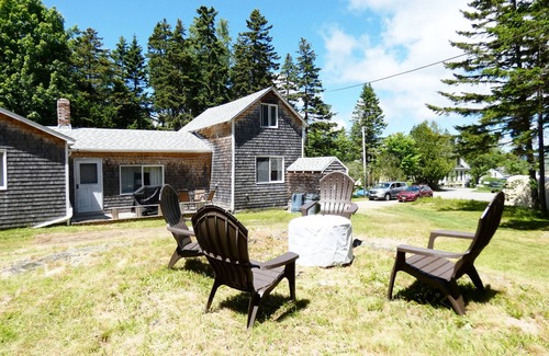 Bernard House | Cozy summer retreat with private deck near Acadia National Park and Bass Harbor