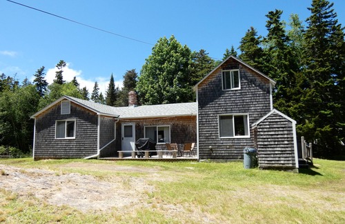 Bernard House | Cozy summer retreat with private deck near Acadia National Park and Bass Harbor