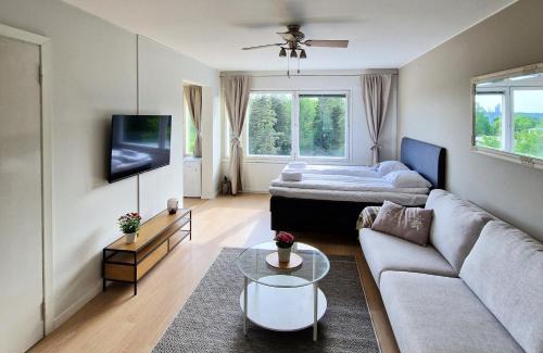 Lappeenranta Apartment | Cozy top-floor studio near the travel center and downtown, with AC and Wi-Fi
