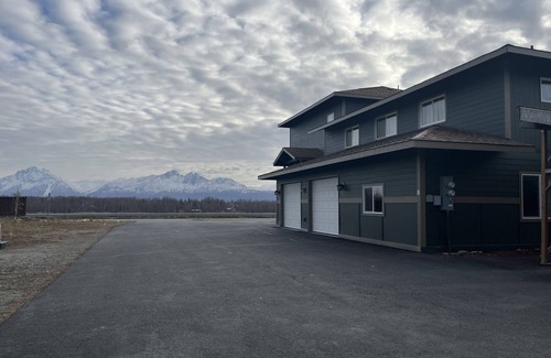 Wasilla Apartment | Cozy up to the fireplace close to town with faraway feel