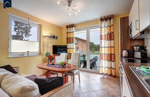 Ueckeritz Apartment | Cozy vacation apartment with balcony & parking space - close to the beach on Usedom