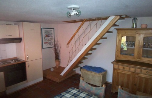 Zarnitz Apartment | Cozy vacation apartment with thatched roof on the Achterwasser nature reserve