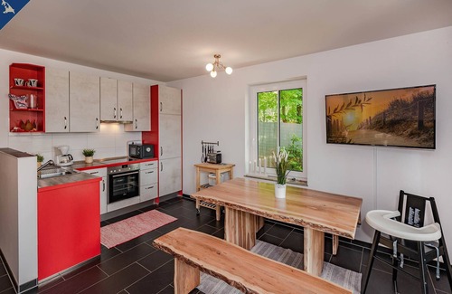 Korswandt House | Cozy vacation home in Korswandt with garden, sauna & fireplace - quiet in the countryside