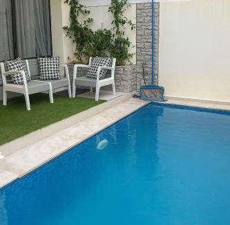 Gueliz Villa | cozy villa 3 Rooms pool wifi -Only Family