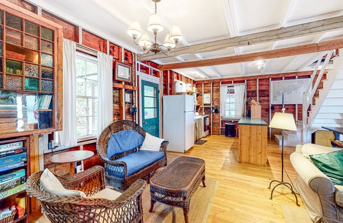 West Bath House | Cozy, Waterfront Cabin-Style Gem with Private Dock and Lovely Views