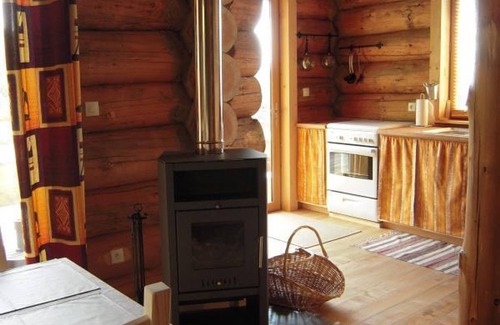 Saint-Martin-la-Sauvete Cottage | Cozy wooden chalet with wood stove and internet in Saint-Martin-la-Sauveté