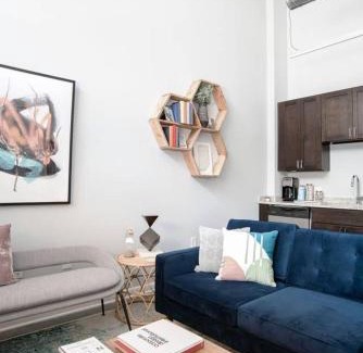 Cole-Noble District Apartment | CozySuites l 2BR Monument Circle Indy