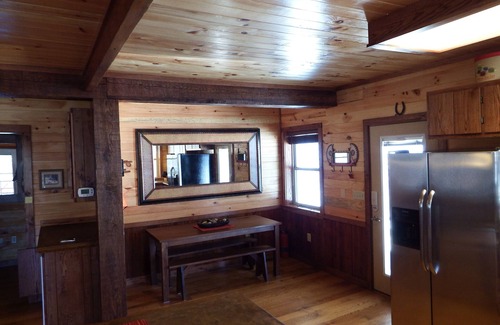 Hot Springs Cabin | Craftsman Style River House sitting on the French Broad River!