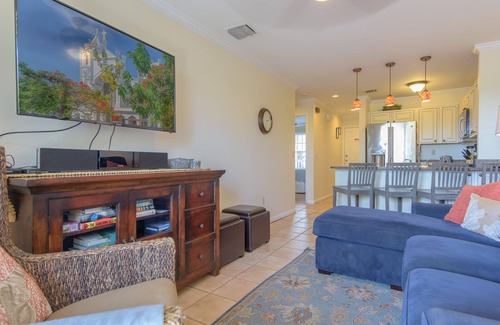 Truman Annex Condo | Craig & Cindy Key West Truman Annex Shipyard Condo with a deck at Mile Marker 0!