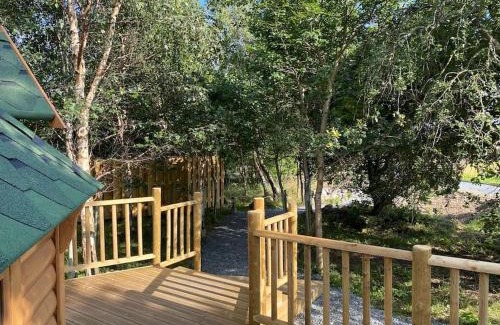 Inverurie Apartment | Craigshannoch Luxury 1 bed woodland lodge hot tub