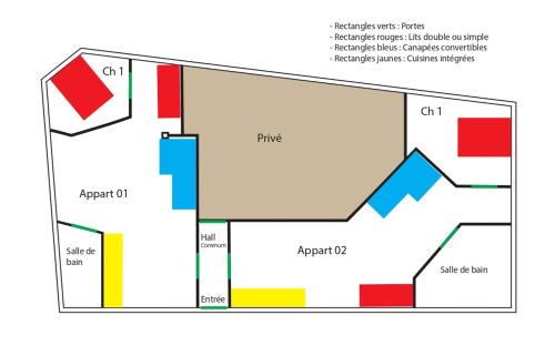 Ohnenheim Apartment | Cramiland - Apparts juxtaposés 01 & 02 - Ohnenheim