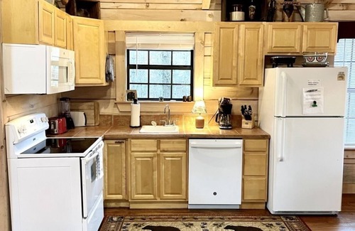 Tellico Plains Cabin | Crazy Bear, Studio, King Bed, Kitchen, Hot Tub! by RedAwning