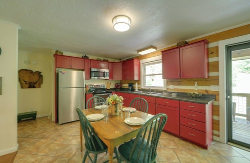 Cherokee Cabin | Creek Access: Quiet Bryson City Retreat w/Hot Tub