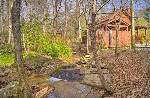 Gatlinburg - Pigeon Forge House | CREEKSIDE Cabin w/LOFT by Pigeon Forge