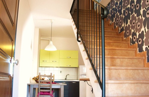 Francavilla d'Ete Apartment | Crepuscolo flat in farmhouse with swimming pool, in the Marche hills