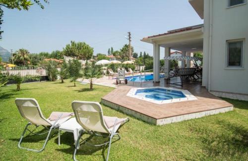 Dalyan City Center Villa | CRESCENT TWINS- BLUE VİLLA