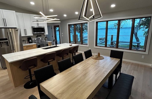 Ottertail House | Crimson Beach Retreat- Family friendly beach get away on clear Buchanan Lake!