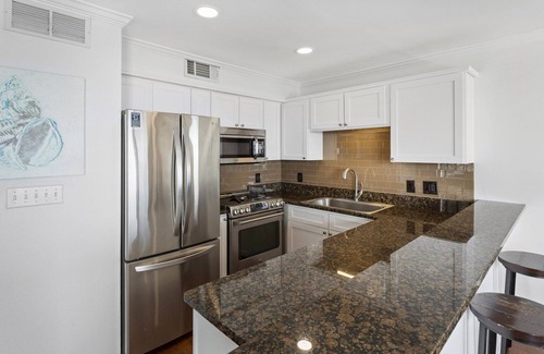 Crystal Beach Condo | Crystal Sands 217A - Gulf Front, Corner Unit, Free Beach Service, Heated Pool!