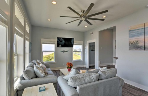 Port Bolivar House | Crystal Tides - Stunning Home with Oceanfront Views