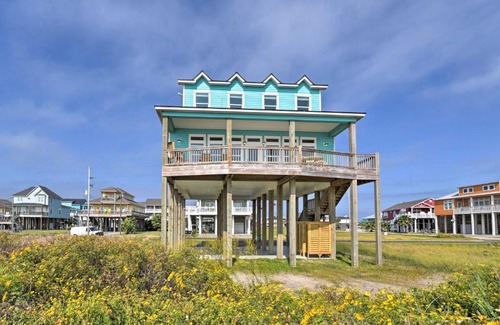 Port Bolivar House | Crystal Tides - Stunning Home with Oceanfront Views